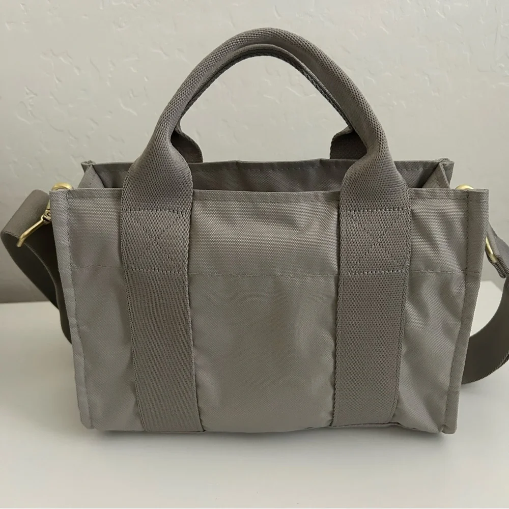 Canvelle X-Small Boxy Crossbody Tote Grey - Picture 3 of 13